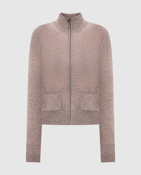 Ermanno Scervino Коричневий кардиган з кашеміру D475N315KCY