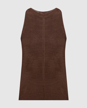 Loulou de Saison Коричневый топ OHANA OHANA