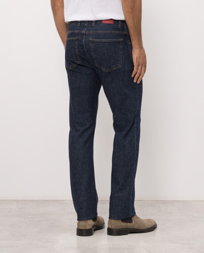 ISAIA Синие джинсы с логотип патч PND002DJ140