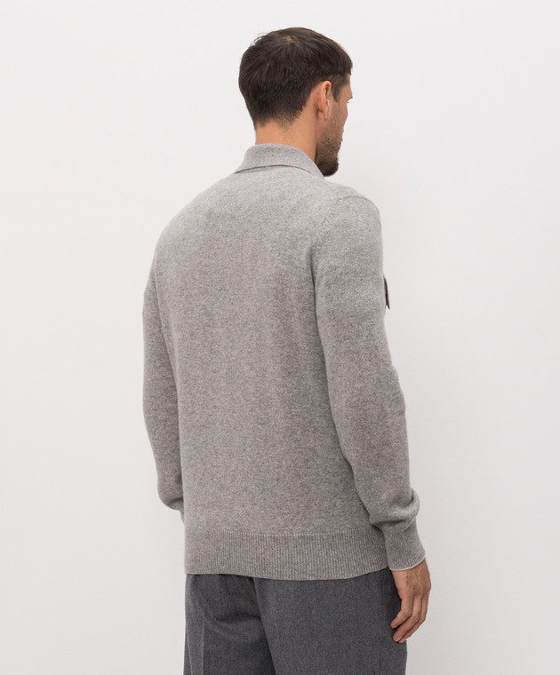 Brunello Cucinelli Серый кардиган из кашемира M22703806 изображение 4