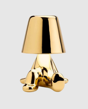 Qeeboo Золотиста світлодіодна лампа Sweet Brothers BOB 43001BB