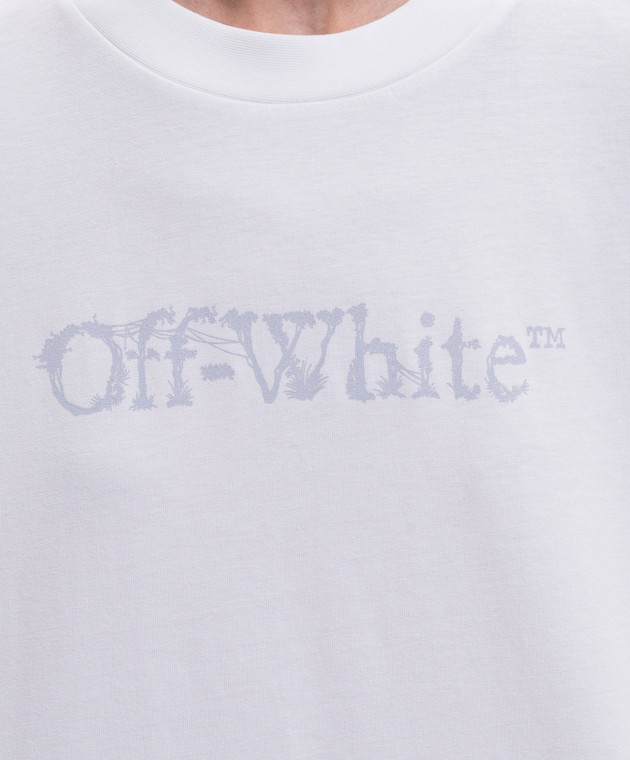 Off-White Белый лонгслив City Nature 2FB00725T изображение 5