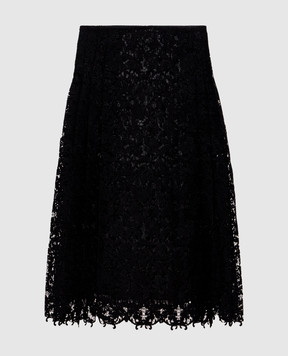 Fendi Черная юбка из кружева FQ7762B1U2