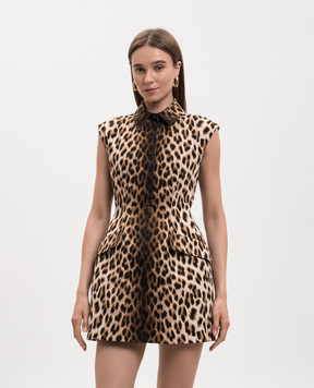 Max Mara Sportmax Платье SPXLONZA в леопардовый принт SPXLONZA