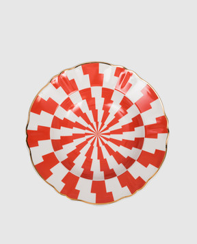 Bitossi Home Фарфоровая тарелка для супа Lightning ABR00044