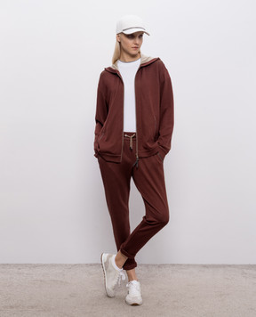 Brunello Cucinelli Біла футболка з ефектом накладання шарів MPT18BD200