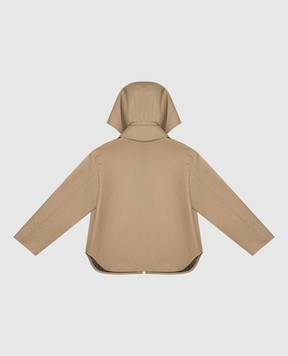 Fendi Детская куртка цвета хаки JFA241B1L3
