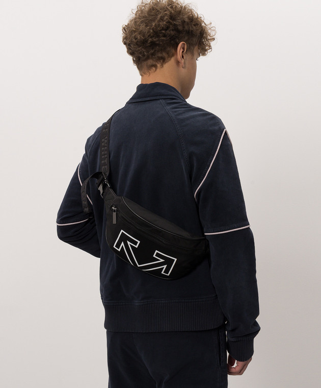 Off-White Чорна поясна сумка OWMNT01F26FB01 зображення 2