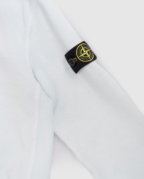 Stone Island Детский голубой свитшот с логотипом L1S166100005S004014