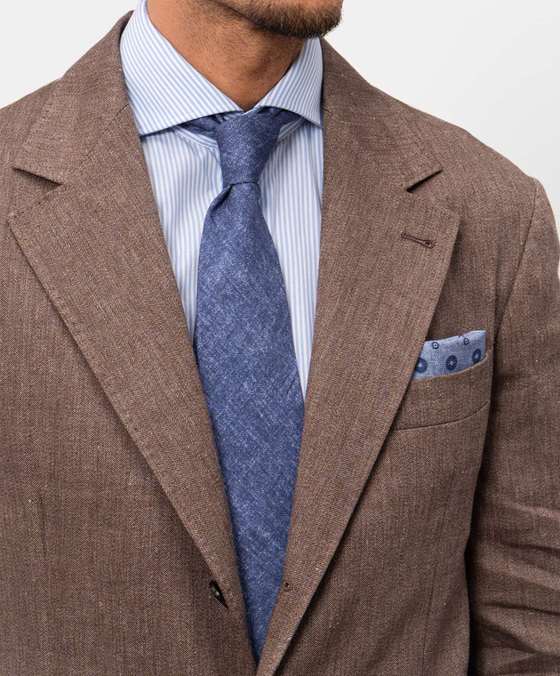 Pini Parma Синя краватка із шовку 60594201 зображення 2