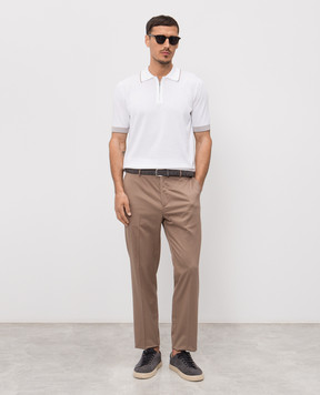 Peserico Белое поло R59478F149173N