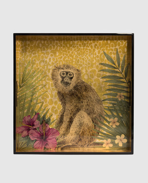 Les Ottomans Декоративний лакований піднос з принтом MWLT03