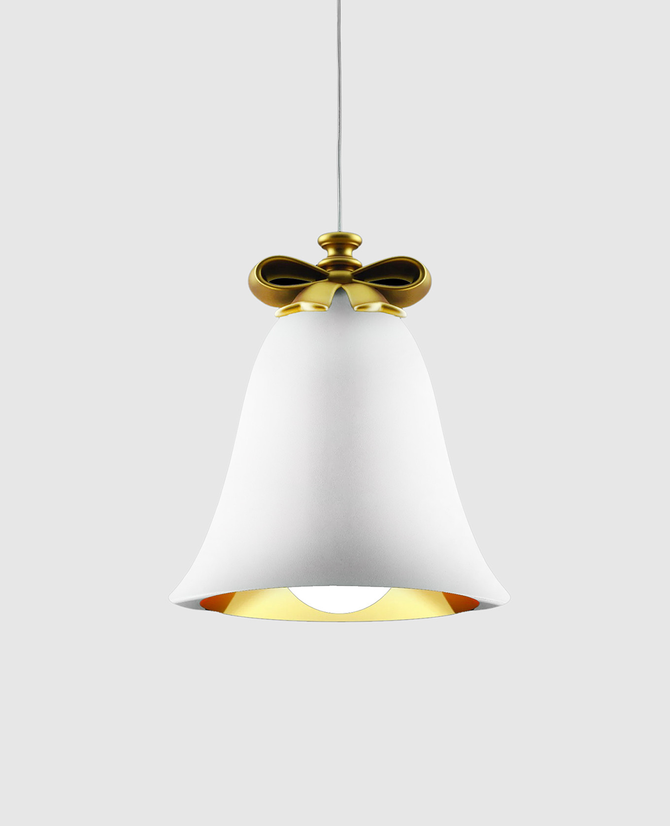 

Белая люстра Mabelle  в форме колокольчика, Белый, Декор