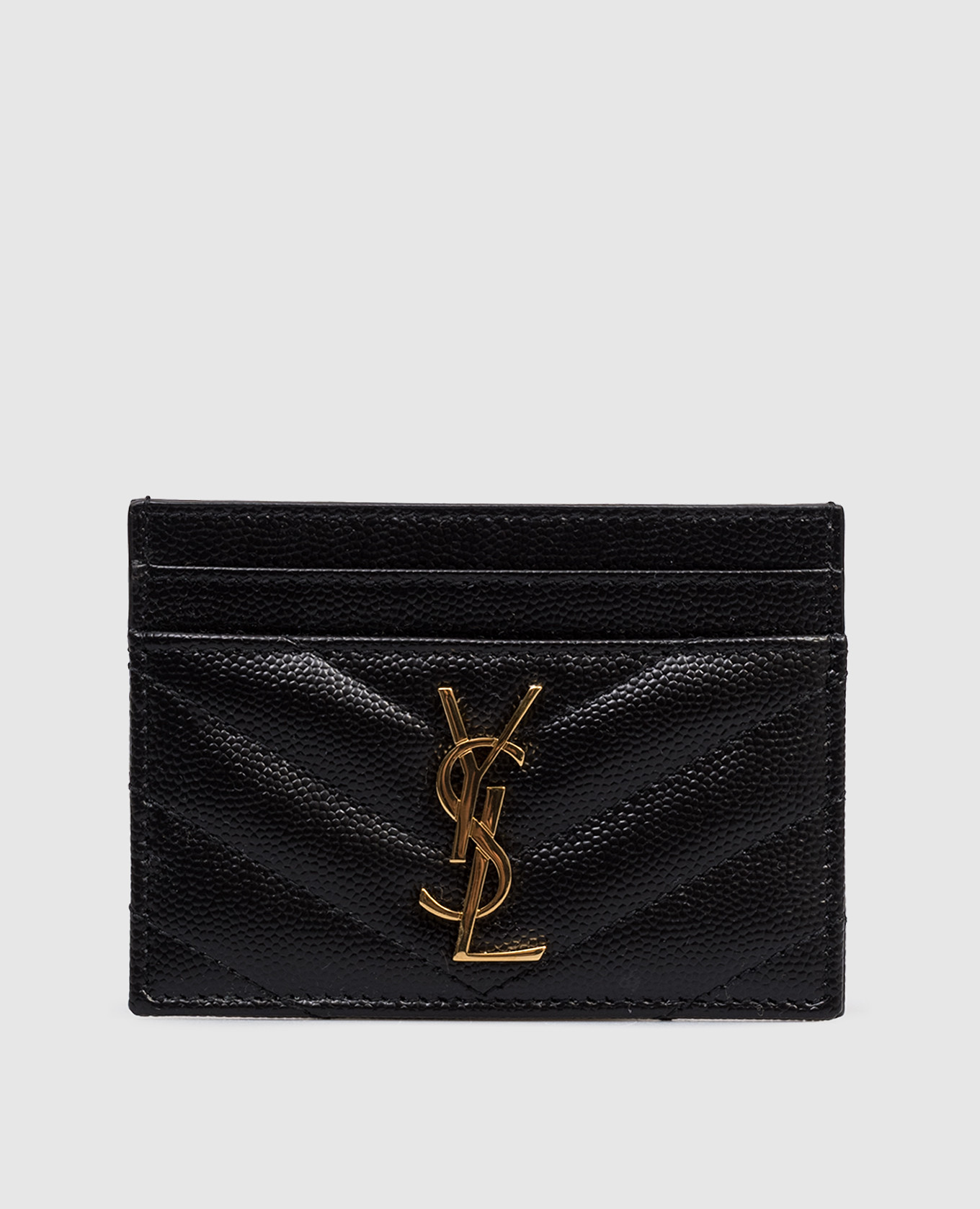 Черный кожаный катхолдер с эмблемой