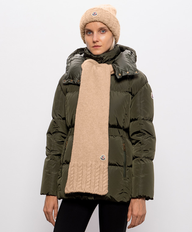 Moncler Бежева шапка з вовною альпаки L20933B00031N0403 зображення 2
