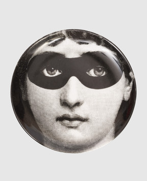 Fornasetti Чорна порцелянова підставка для дрібниць Tema e Variazioni P63X022