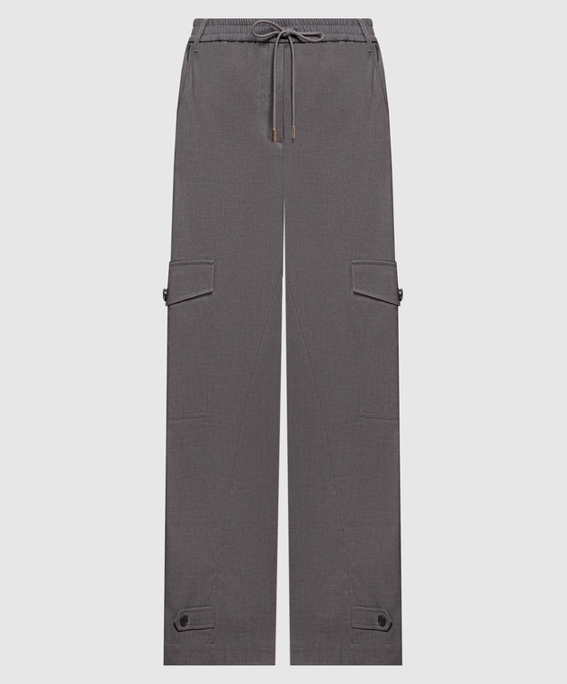 Twinset Серые брюки карго 262LI2WBB