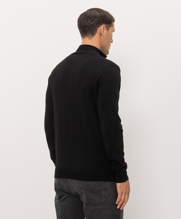 Cashmere&Whiskey Чорний джемпер з кашеміру MU866A1312525R зображення 4