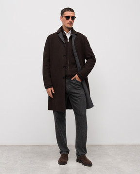 Cashmere&Whiskey Коричневый кардиган из кашемира MU7931307341PF