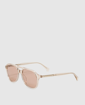 Brunello Cucinelli Бежевые солнцезащитные очки MOCMULTS56