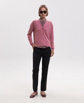 Max Mara Бордова блуза FLIRT із шовку MSTFLIRT