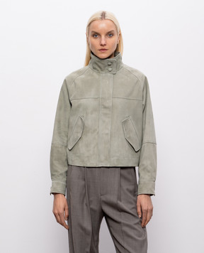 Babe Pay Pls Зелена замшева куртка 2616SUEDE