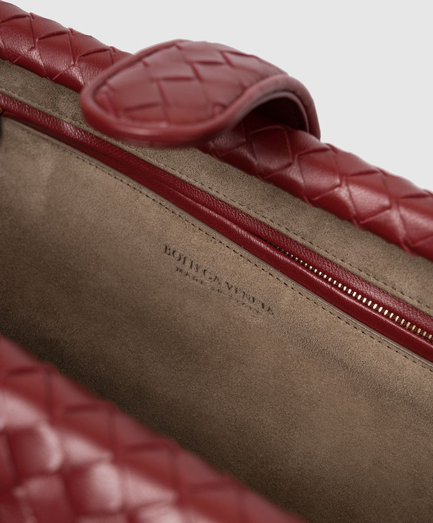 Bottega Veneta Бордова шкіряна сумка-багет Lauren 1979 871206V0HW0 зображення 4