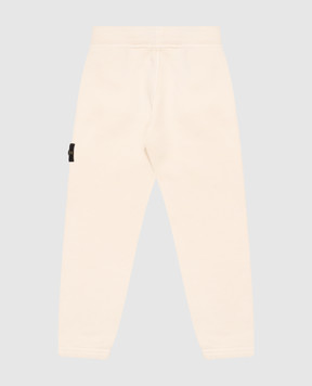 Stone Island Детские бежевые джоггеры с логотипом патча L2S166200004S04251012