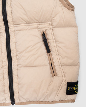 Stone Island Дитячий бежевий пуховий жилет L2S16G100001S002868