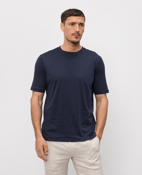 Doriani Cashmere Синя футболка 863J59