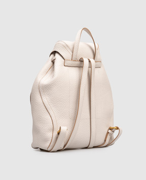 Gianni Chiarini Білий шкіряний рюкзак Violette з логотипом ZN11287RNGDBLTU