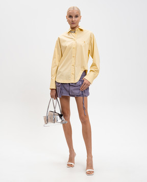 The Attico Желтая рубашка с эмблемой 260WCH00014CCC052AA