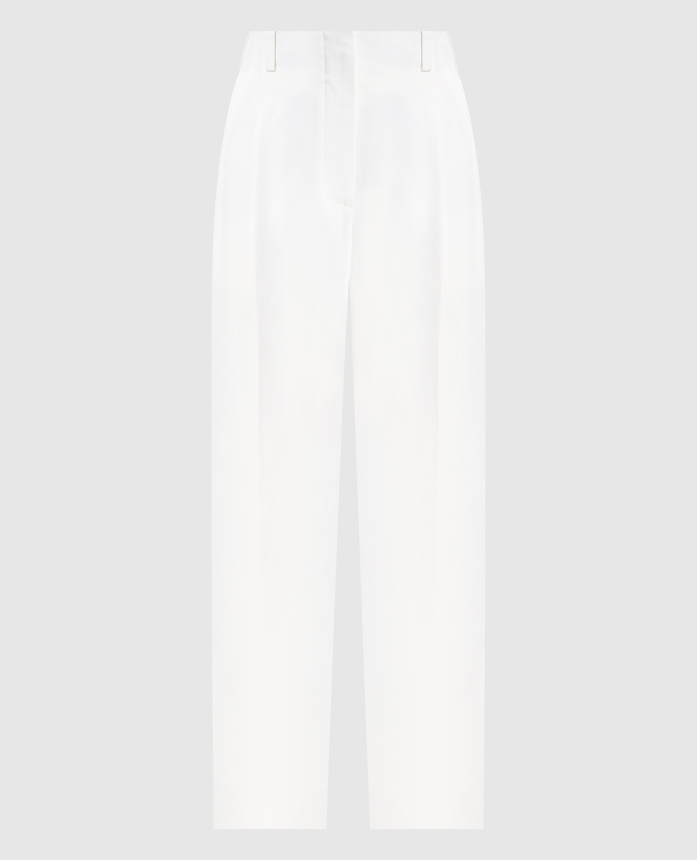 

Белые брюки, Белый, Зауженные брюки