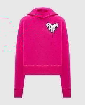 Palm Angels s Рожеве худі з принтом логотипа PWBB022G20FLE004