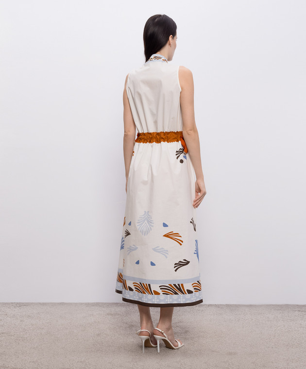 Herno Платье цвета айвори с принтом AB000080D13320 изображение 3