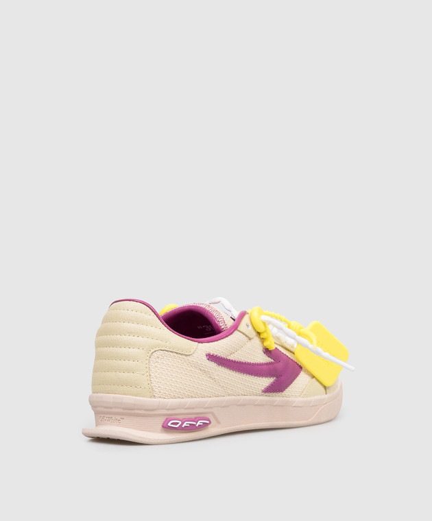 Off-White Бежевые комбинированные кроссовки End Of Play OWIA28NS26FAB001 изображение 3