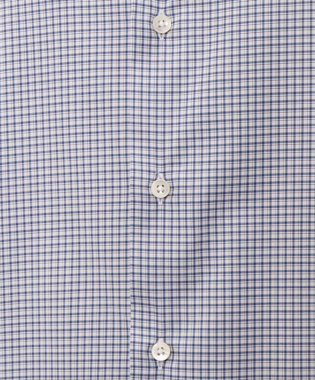 Canali Рубашка в клетку из хлопка GR03826NCL70A1 изображение 5