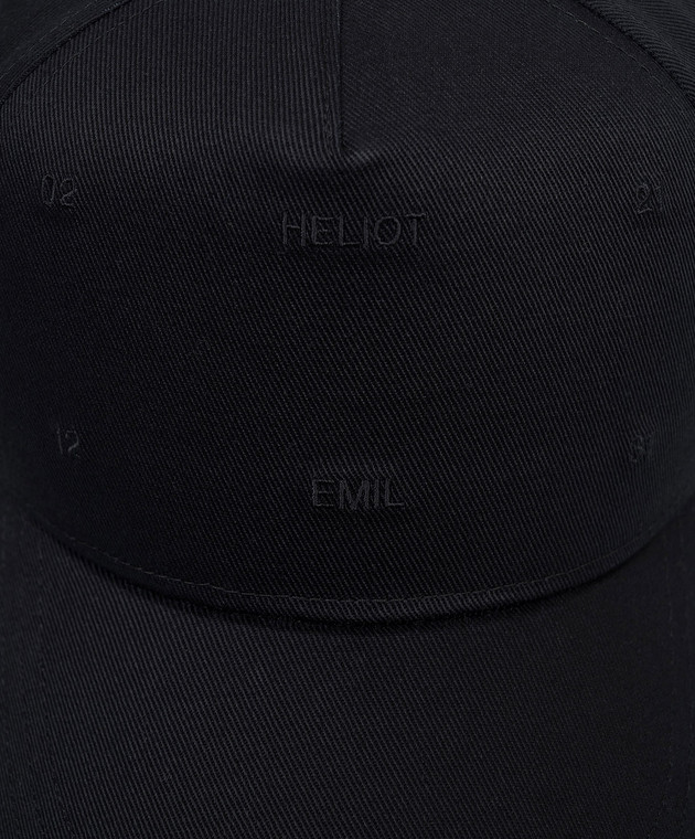 Heliot Emil Чорна кепка STEMMA 16145 зображення 4