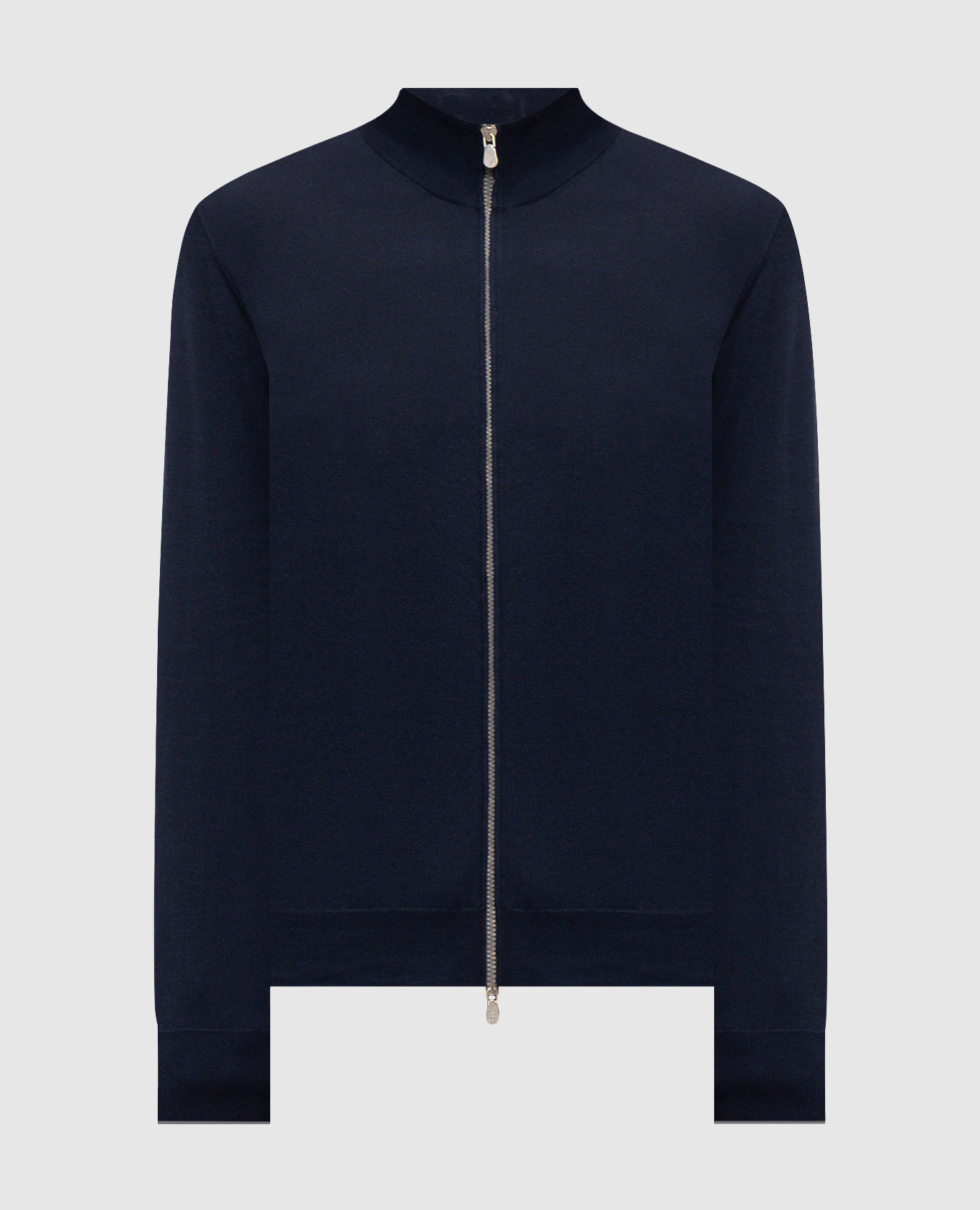 Синий кардиган