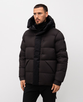 Moncler Коричневий пуховик Madeira K20911A0024953333