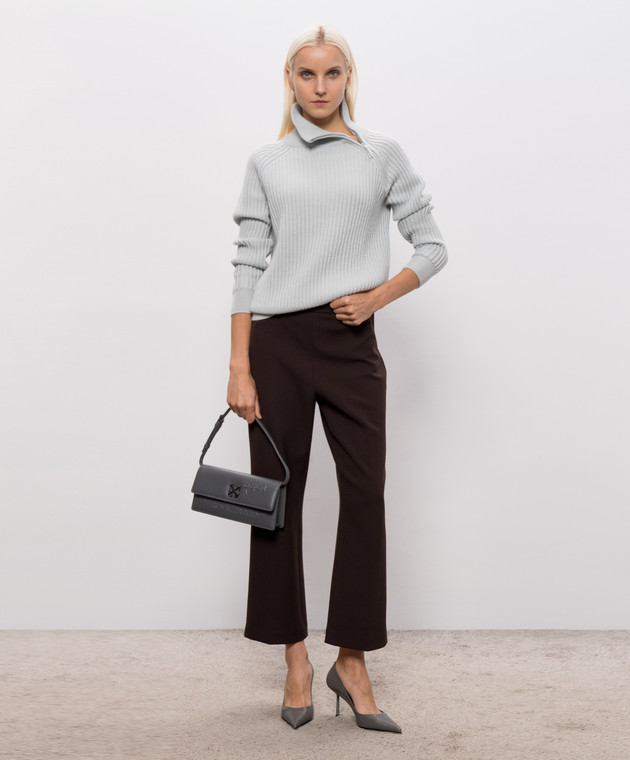 Allude Свитер из шерсти и кашемира с молнией 26517621 изображение 2