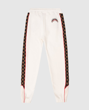 Sprayground Дитячі бежеві джогери з логотипом SPY1298EIVO