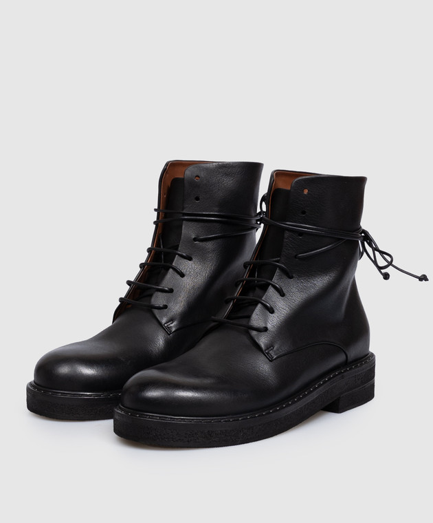 Marsell Чорні шкіряні черевики Parrucca MW2952P023 зображення 2