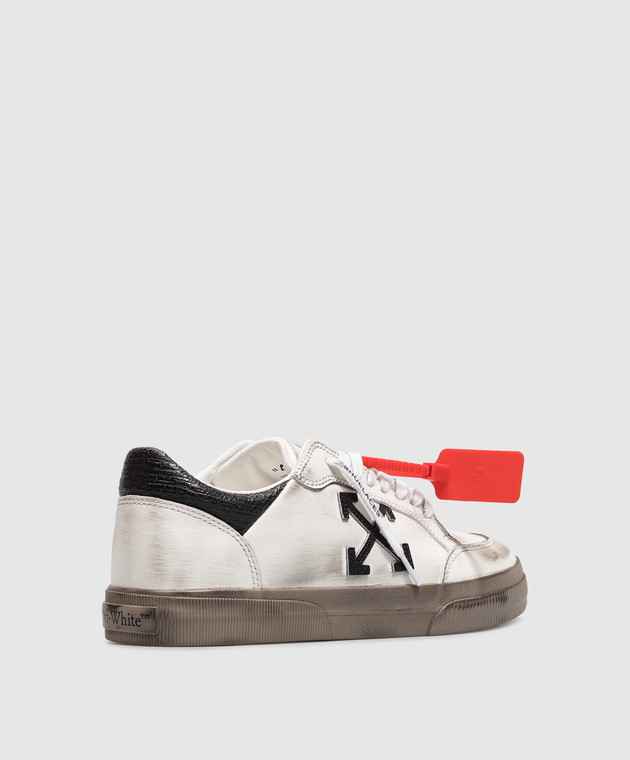 Off-White Кожаные кеды Vulcanized с винтажным эффектом OF06386001 изображение 3