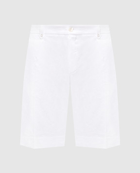 Stefano Ricci Білі шорти з льоном M1T6100180LCTL1U
