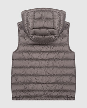 Moncler ENFANT Детский серый пуховой жилет Uzay L19541A00007597YF1214