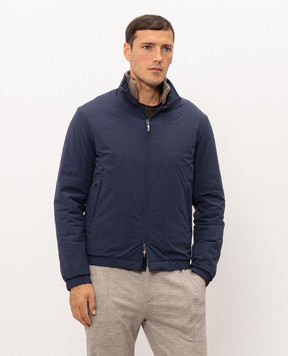Doriani Cashmere Синя куртка A428COLMST326T
