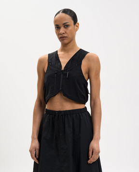 Juun.j Черный жилет на молнии JW6336W005