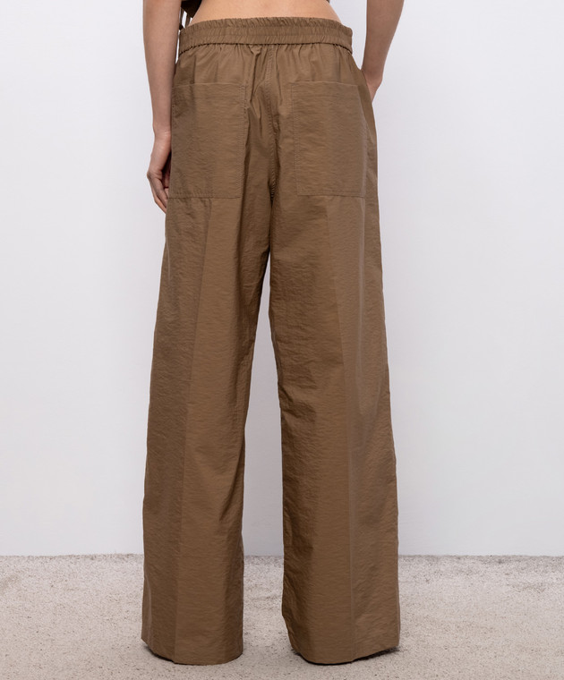 Brunello Cucinelli Коричневі штани з бавовною M0F79P9131 зображення 4