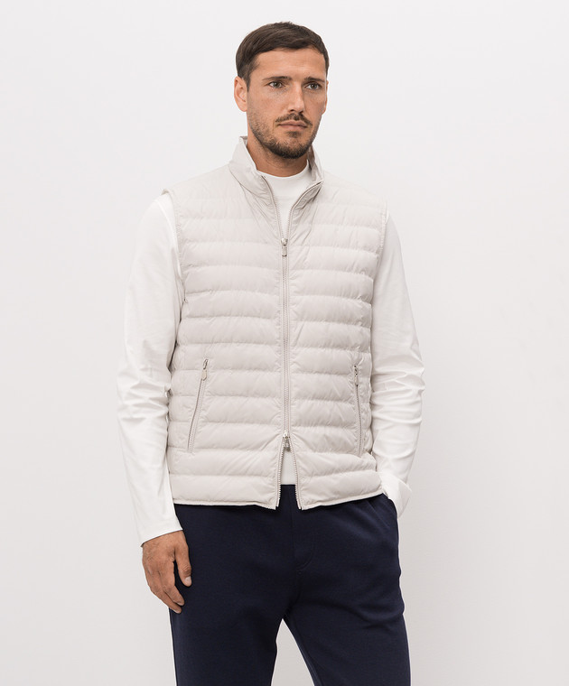 Brunello Cucinelli Сірий жилет MV4081797 зображення 3